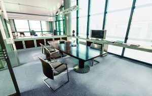 Ambiente com Piso Vinílico Tarkett em Régua Ambienta Square Coleção Textile 24043011